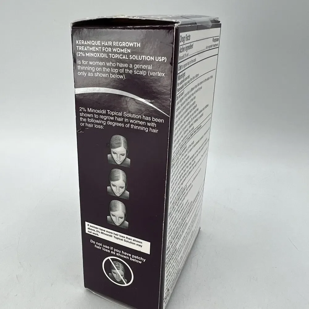 NEW Keranique Hair Regrowth Treatment 2% Minoxidil One Month Supply EXP 3/2024